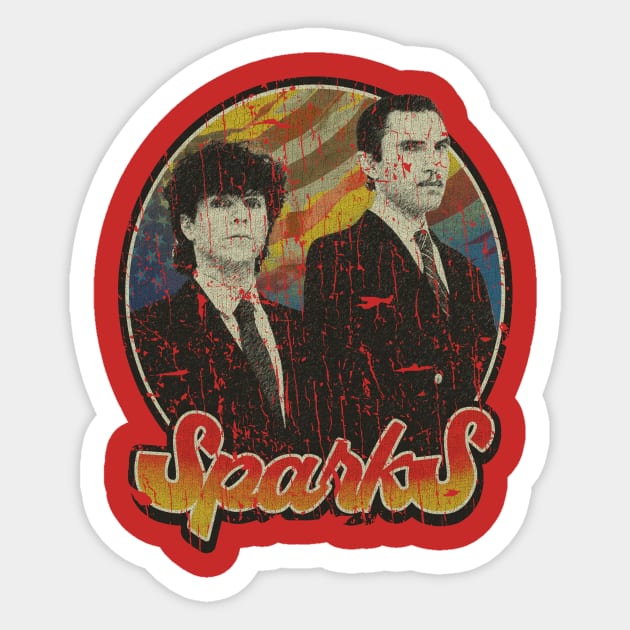 VINTAGE RETRO STYLE -Sparks Band 70s Sticker by lekhartimah